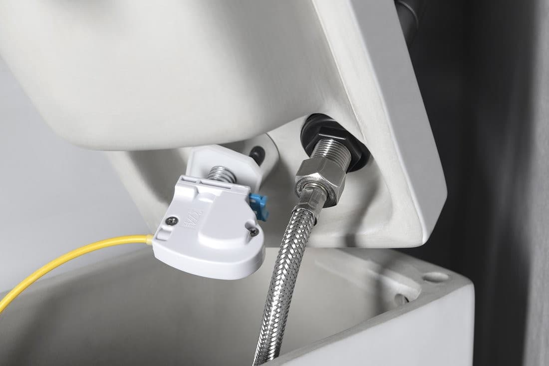 HYGIE kompakt WC z umywalką, dolny odpływ