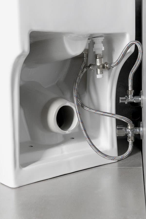 HYGIE kompakt WC z umywalką, dolny odpływ