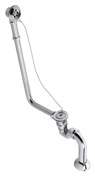 CHARLESTON Syfon wannowy zewnętrzny z łańcuszkiem