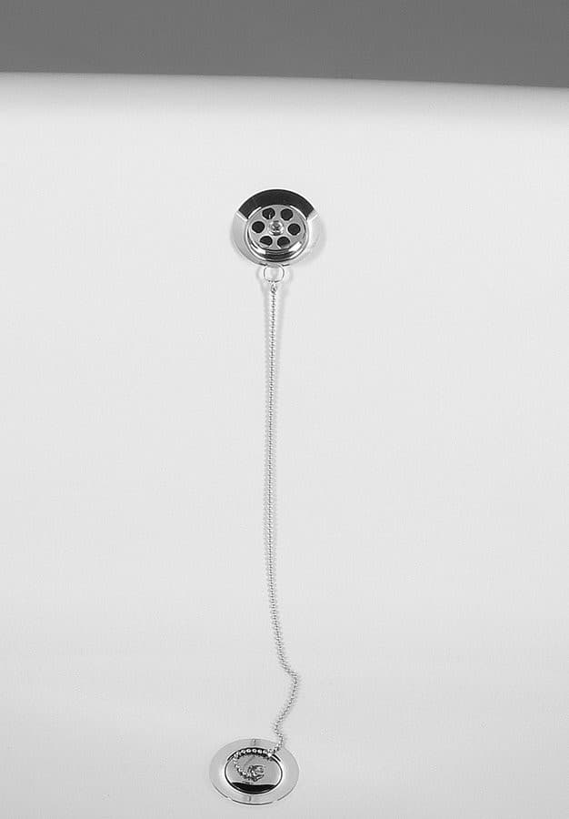 REGATA wolnostojąca wanna 175x85 cm, czarno-biała z nogami chrom mat