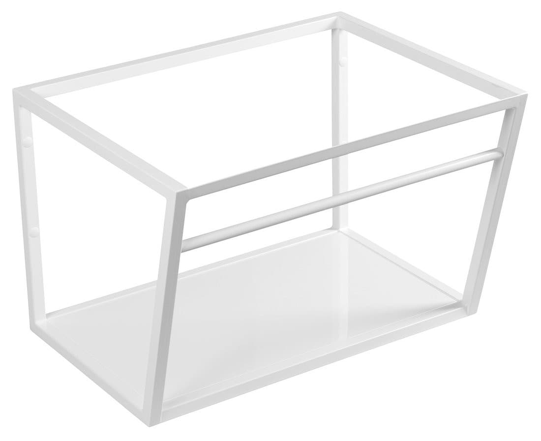 SKA Wspornik umywalki 600x400mm, biały matowy z MDF