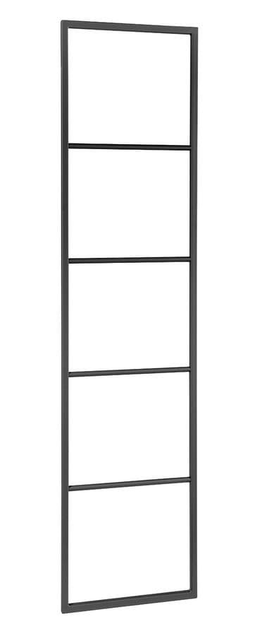 SKA Wieszak na ręczniki, stalowy, do oparcia, czarny matowy