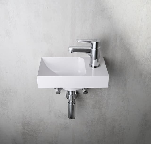 PICCOLINO umywalka kompozytowa 30,5x10x17 cm z baterią