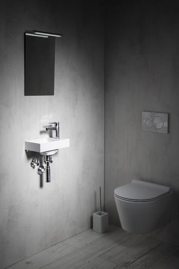 PICCOLINO umywalka kompozytowa 30,5x10x17 cm z baterią