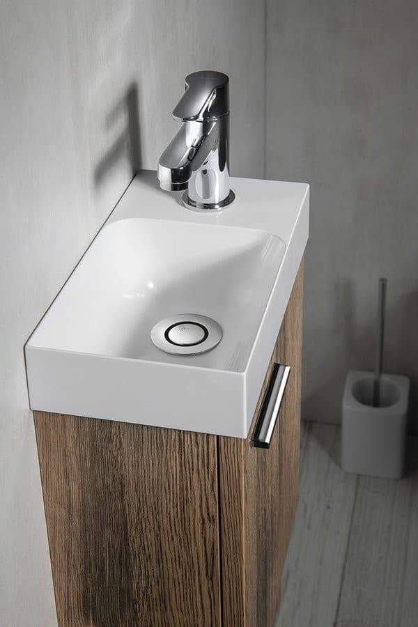 PICCOLINO umywalka kompozytowa 30,5x10x17 cm z baterią