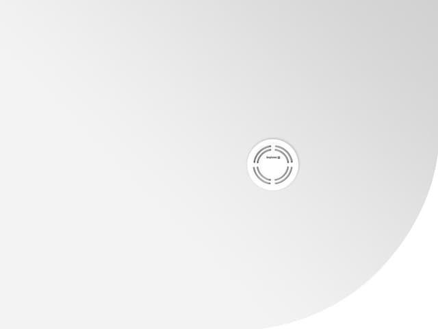 FLEXIA półokrągły brodzik kompozytowy, 100x90x3 cm, lewa