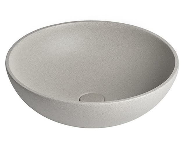 TURF umywalka betonowa 44 cm z korkiem piaskowiec