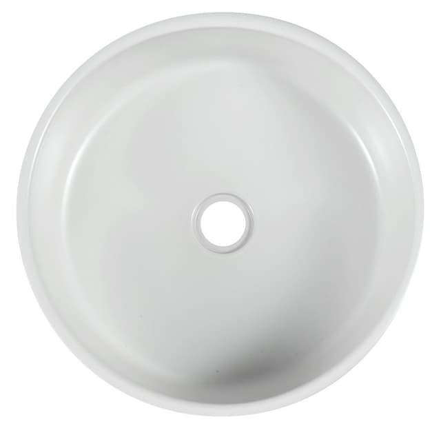 PRIORI umywalka ceramiczna, okrągła 41 cm z niebieskim wzorem