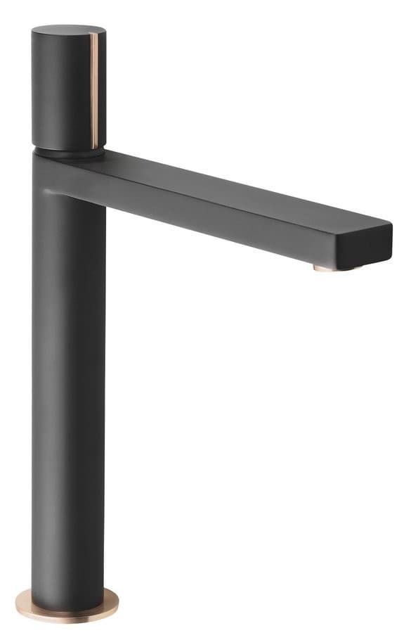 KAISA wysoka bateria umywalkowa bez odpływu, chrom, 235 mm