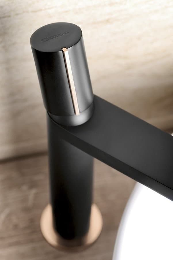 KAISA wysoka bateria umywalkowa bez odpływu, chrom, 235 mm