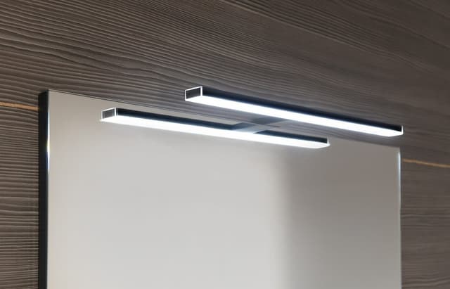 ERUPTA lustro z półką i podświetleniem LED 80x80 cm