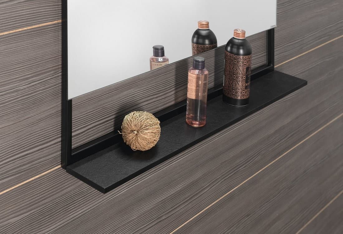 ERUPTA lustro z półką i podświetleniem LED 80x80 cm