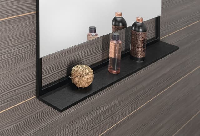 ERUPTA lustro z półką i podświetleniem LED 80x80 cm