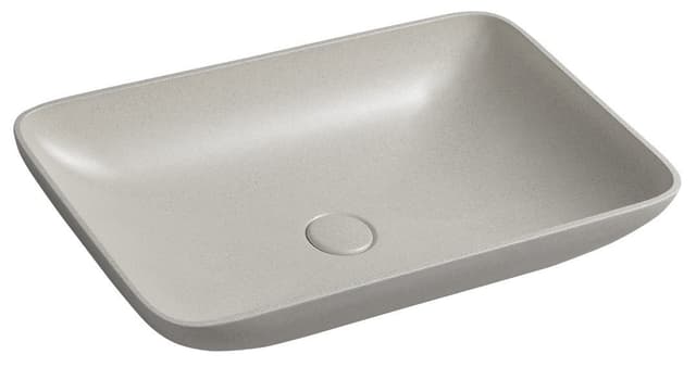 INFRANE umywalka betonowa 57x37 cm z korkiem