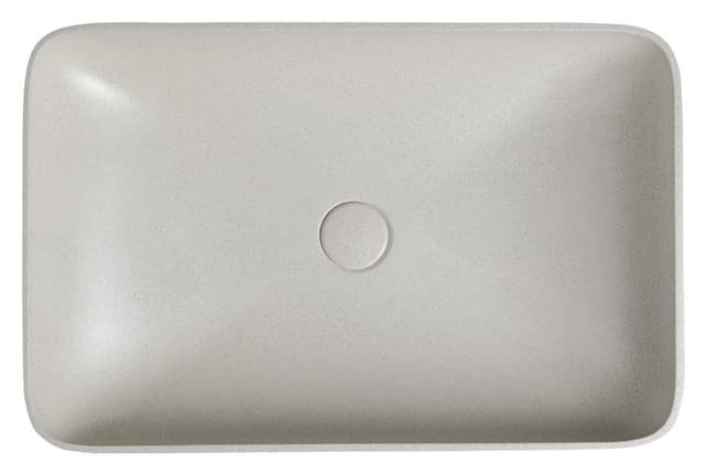 INFRANE umywalka betonowa 57x37 cm z korkiem