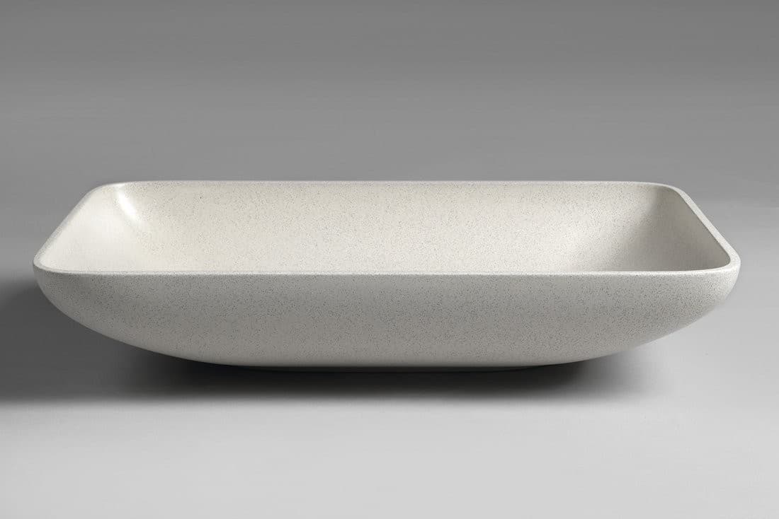 INFRANE umywalka betonowa 57x37 cm z korkiem