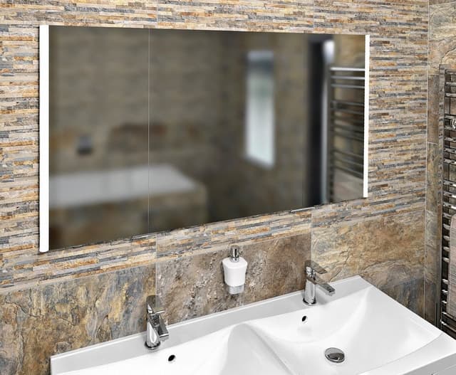 INTEGRA szafka lustrzana z LED do zabudowy 125x70 cm