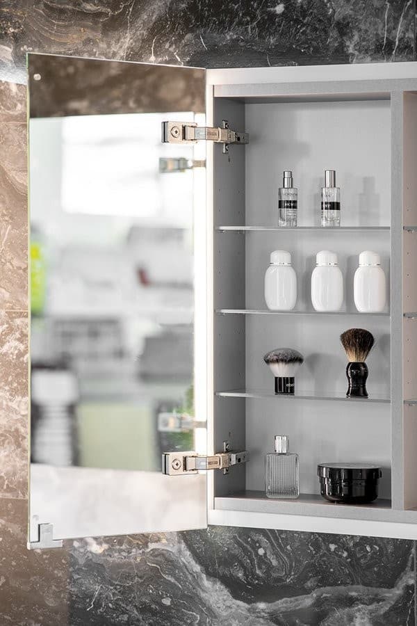 INTEGRA szafka lustrzana z LED do zabudowy 125x70 cm