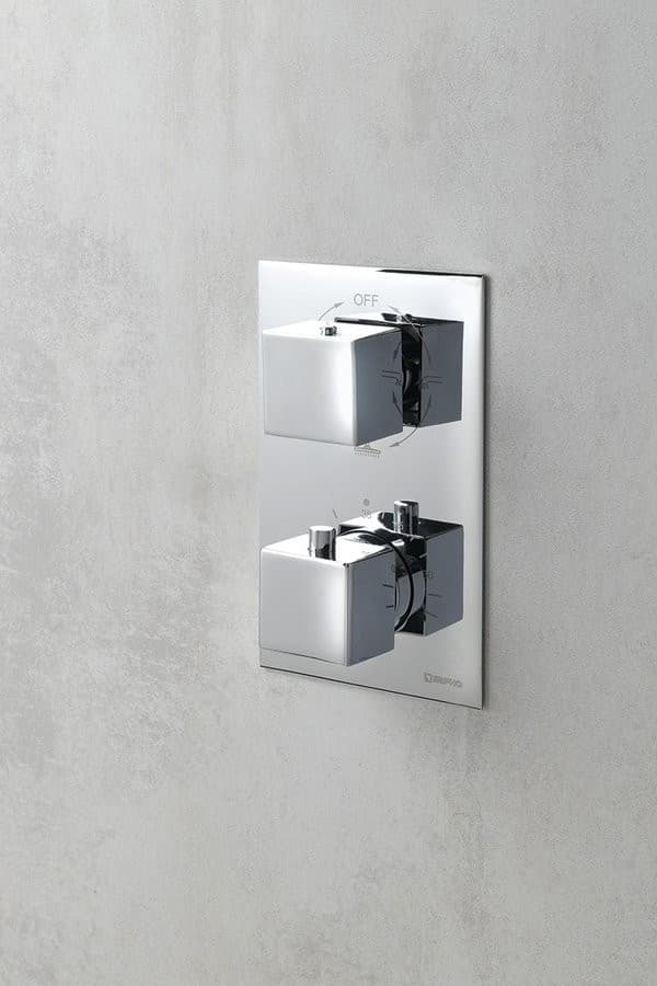 LATUS bateria prysznicowa podtynkowa termostatyczna 3wyjścia chrom