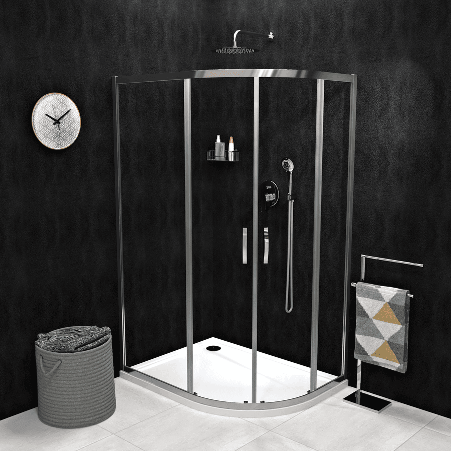 SIGMA SIMPLY półokrągła kabina prysznicowa 1200x900 mm R550