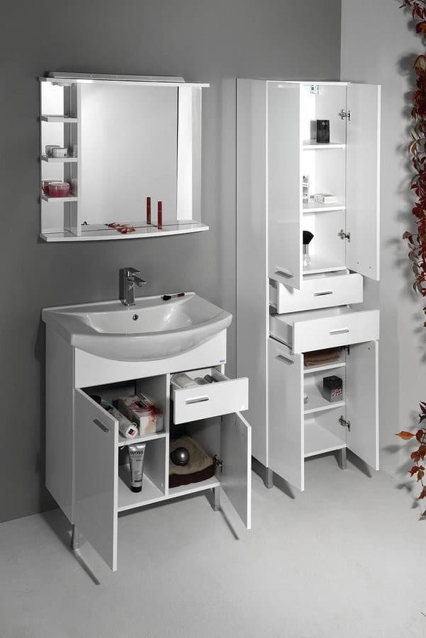 ZOJA/KERAMIA FRESH szafka wysoka z szufladami 50x184 cm