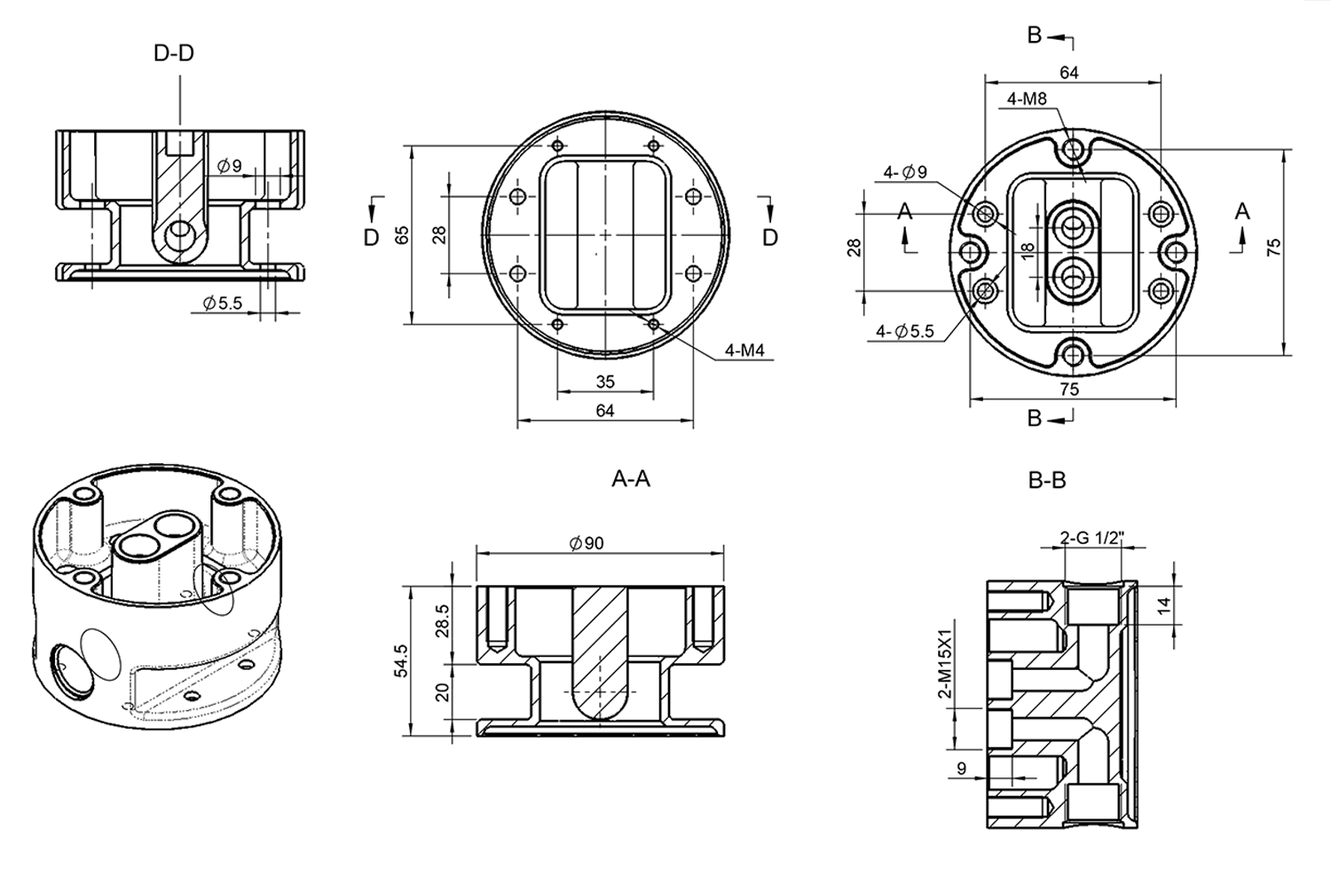 MINIMAL bateria wannowa wolnostojąca z płaską wylewką AISI304