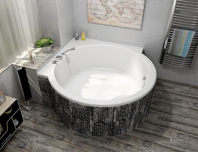 ROYAL CORNER wanna akrylowa 172x172x49 cm biała