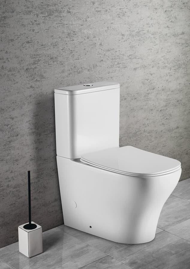 BELLO RIMLESS WC kompakt, odpływ poziomy/pionowy