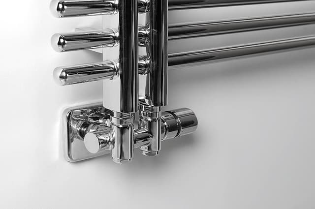 TWIN COMBI zestaw przyłączeniowy termostatyczny 50 mm prawy, chrom