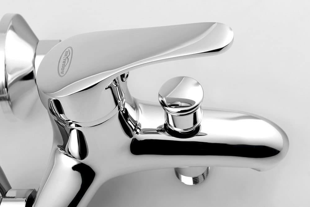 AQUALINE bateria wannowa 100mm, bez prysznica, chrom