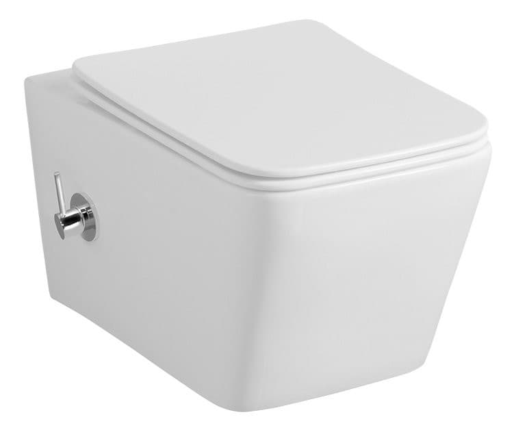 PORTO WC wiszące Rimless z bidetem i baterią 36x52 cm