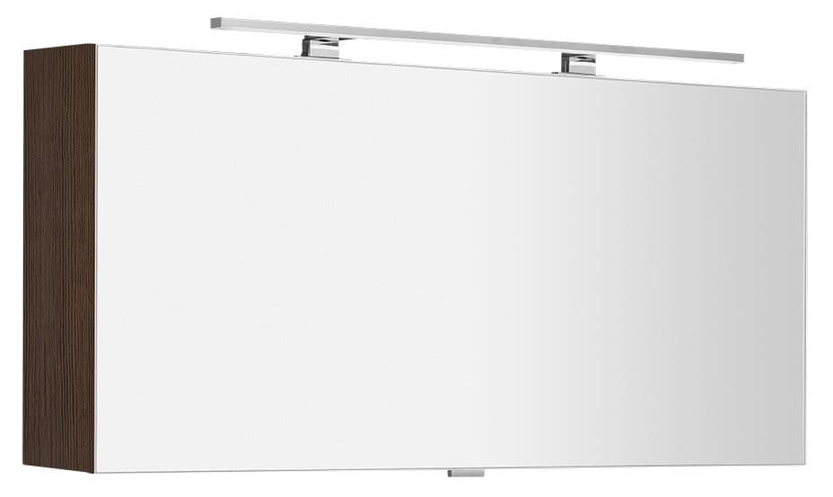 CLOE szafka lustro z LED, rustykalna sosna, 120x50x18cm