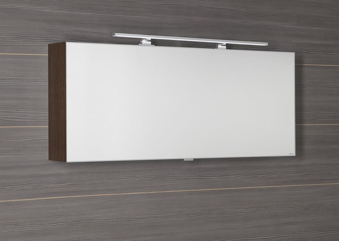 CLOE szafka lustro z LED, rustykalna sosna, 120x50x18cm