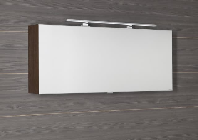 CLOE szafka lustro z LED, rustykalna sosna, 120x50x18cm