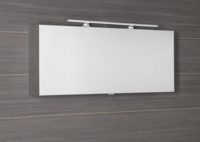 CLOE szafka z lustrem LED 120x50, dąb srebrny