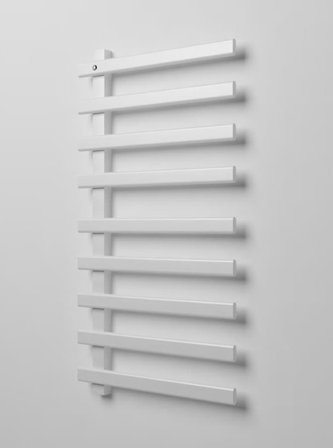 ELCOR elektryczna suszarka na ręczniki 128W biały mat