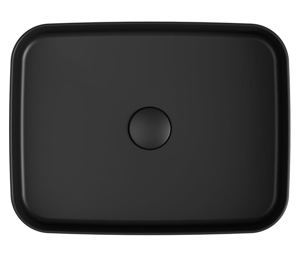 INFINITY RECTANGLE umywalka nablatowa ceramiczna 50x36 cm