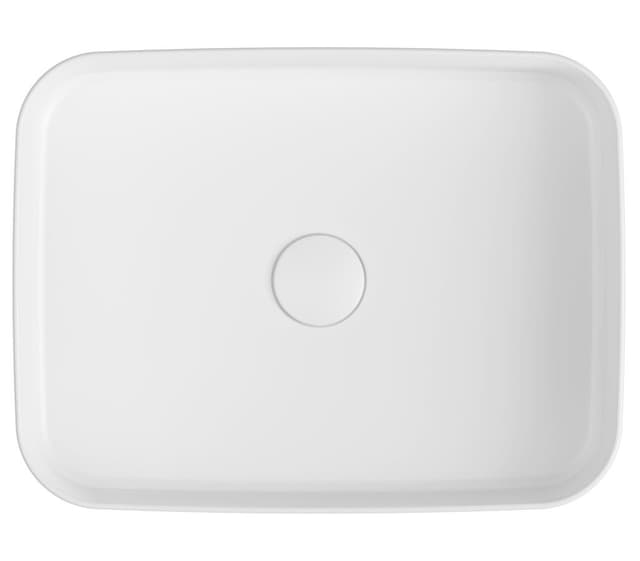 INFINITY RECTANGLE ceramiczna umywalka nablatowa 50x36 cm