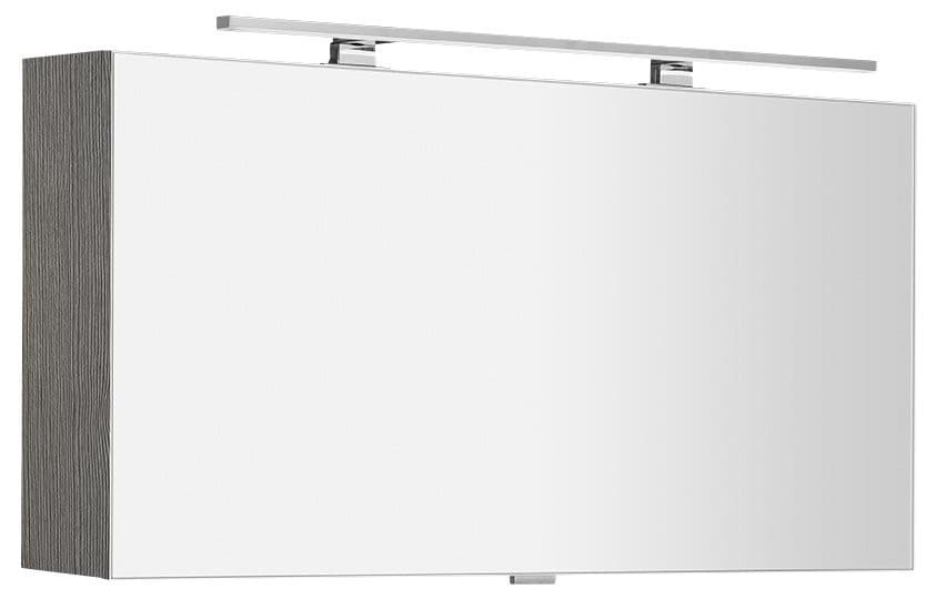 CLOE szafka z lustrem i oświetleniem LED 100x50cm dąb srebrny