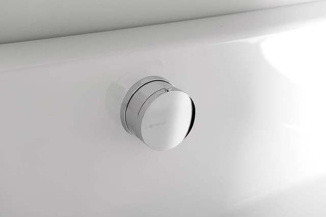 MARBLE automatyczny odpływ z napełnianiem 775mm, chrom