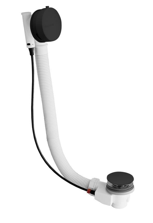 MARBLE zestaw odpływowy automatyczny 775mm czarny mat