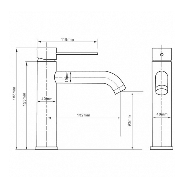 RHAPSODY bateria umywalkowa z prysznicem bidetowym, różowe złoto