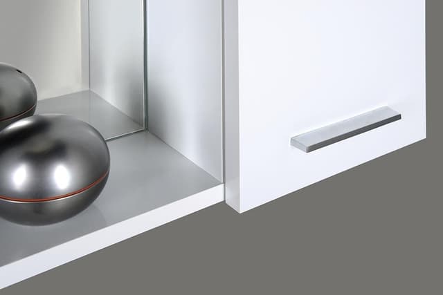 ZOJA/KERAMIA FRESH szafka z lustrem i LED 60x60 biała prawa