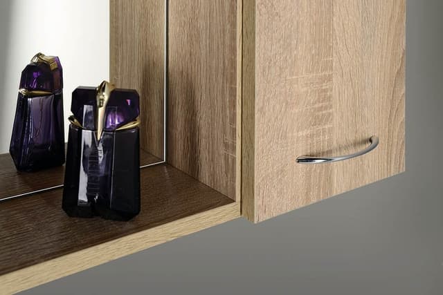 ZOJA KERAMIA FRESH szafka z lustrem 60x60cm, dąb platin