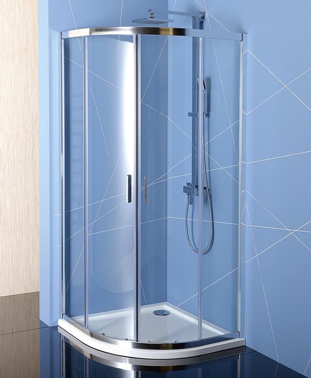 EASY LINE półokrągła kabina prysznicowa 900x900mm ze szkła