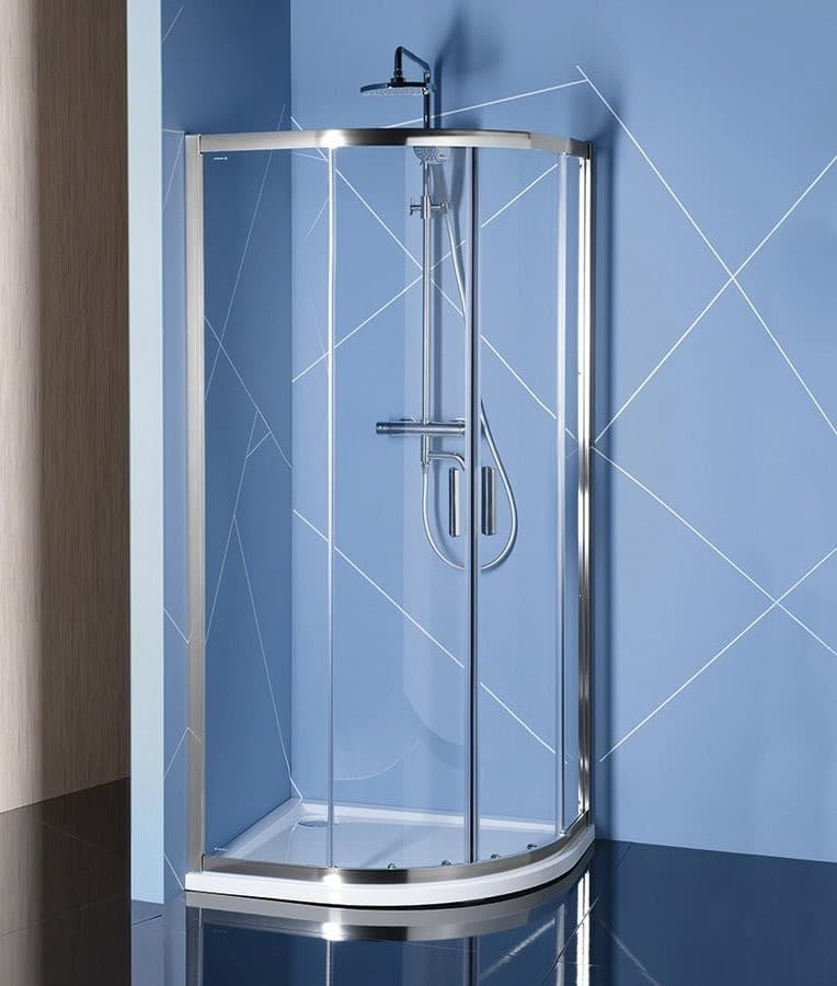EASY LINE kabina prysznicowa półokrągła 900x800mm