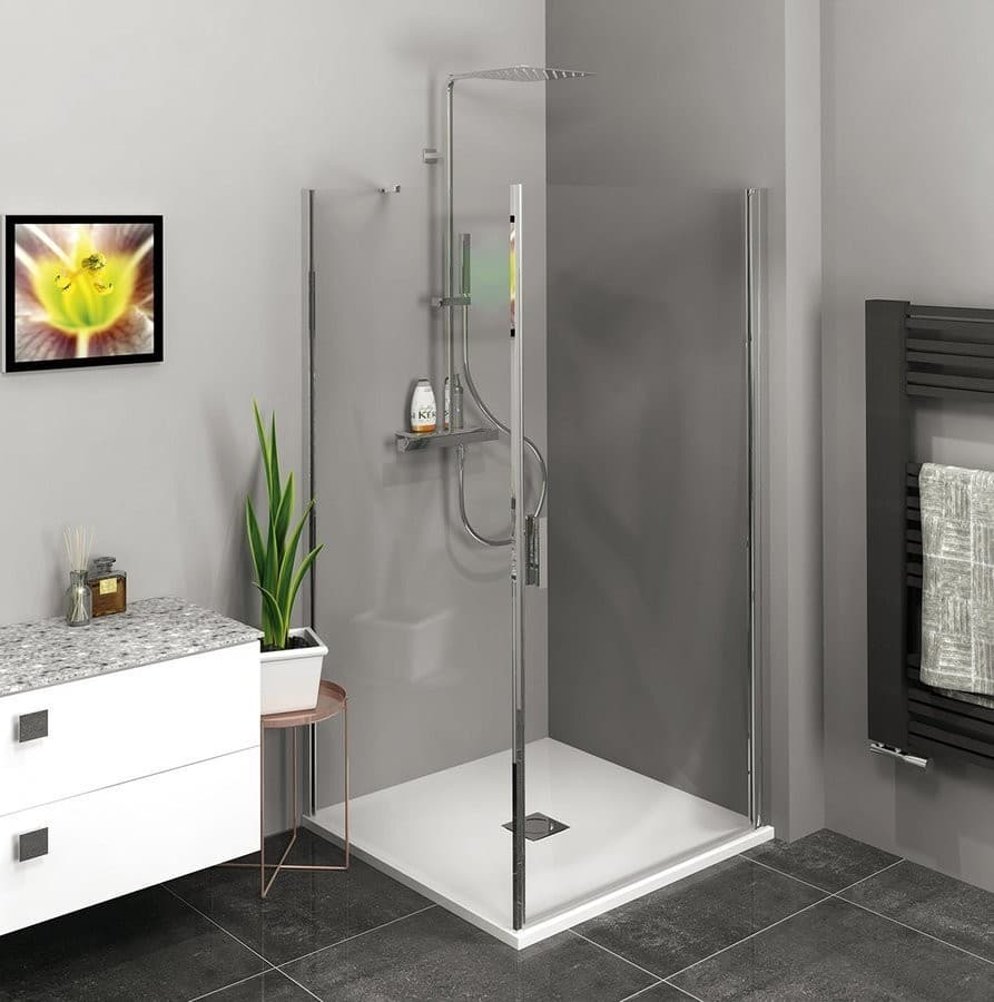 Zoom Line prostokątna kabina prysznicowa 900x800mm uniwersalna