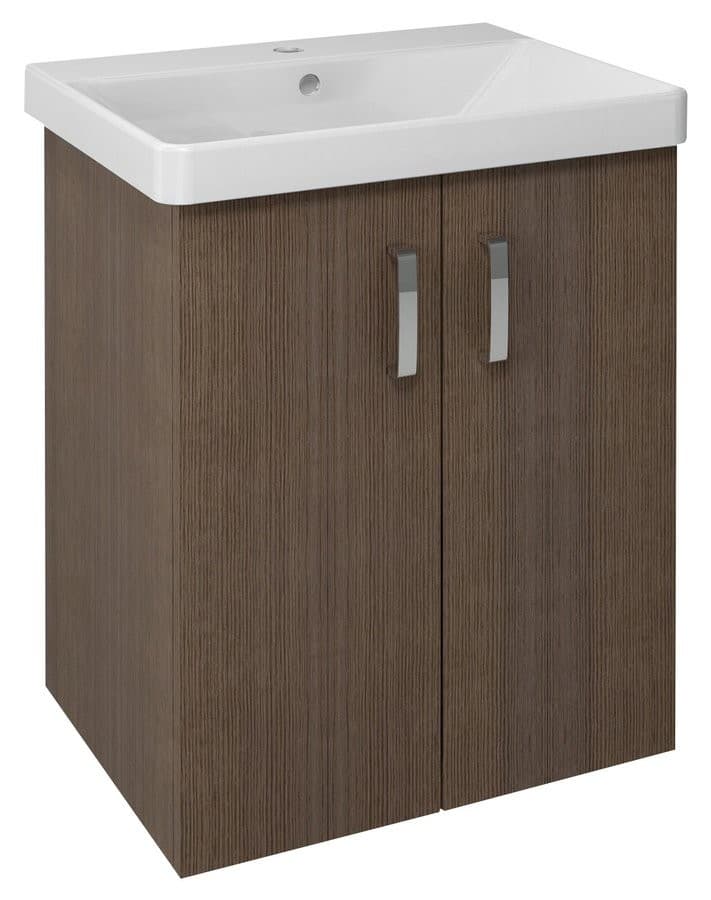 THEIA szafka umywalkowa 56,4x70x43,5 cm z 2 drzwiczkami