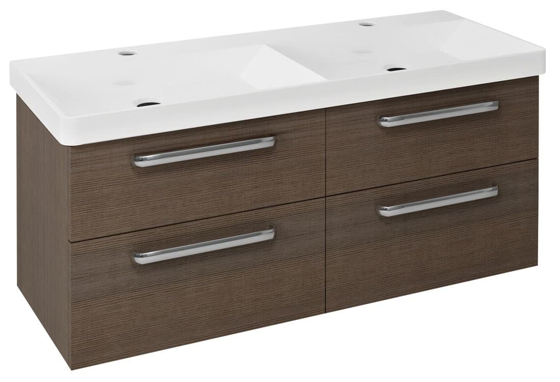 THEIA Szafka umywalkowa sosnowa 116x50cm z 4 szufladami