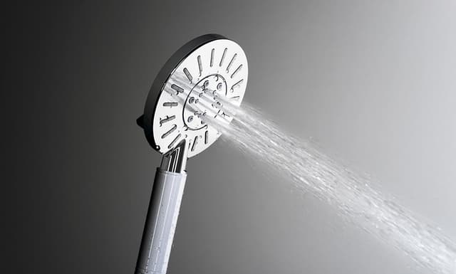 LIAM zestaw prysznicowy z baterią termostatyczną i półką